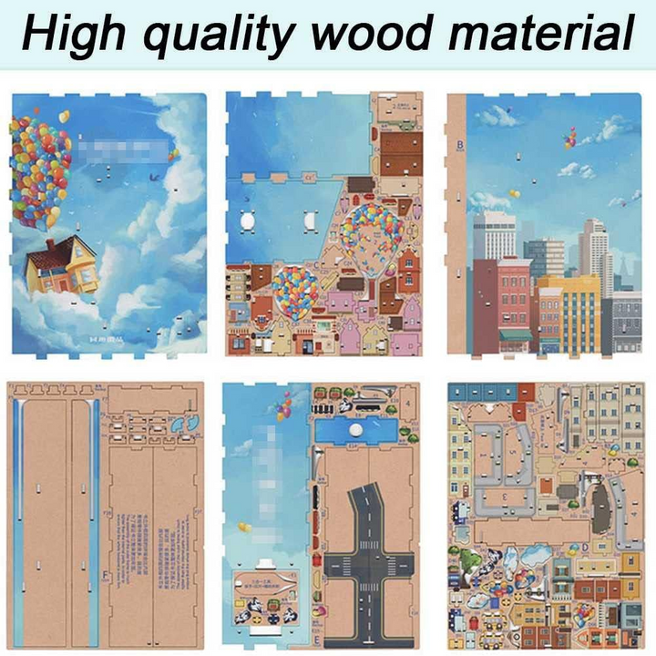3D-Wood Puzzle DIY-Book Corner Kit | Stornfield