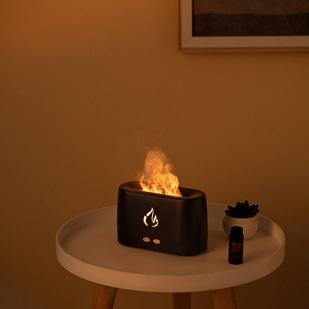 Compact Flame Aroma Diffuser with USB
