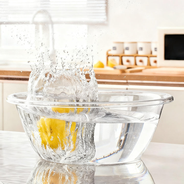 Plastic sink, transparent, robust