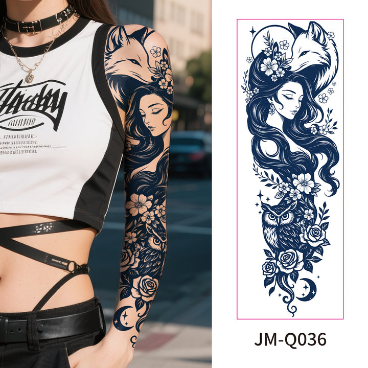 Temporary tattoo stickers, various designs