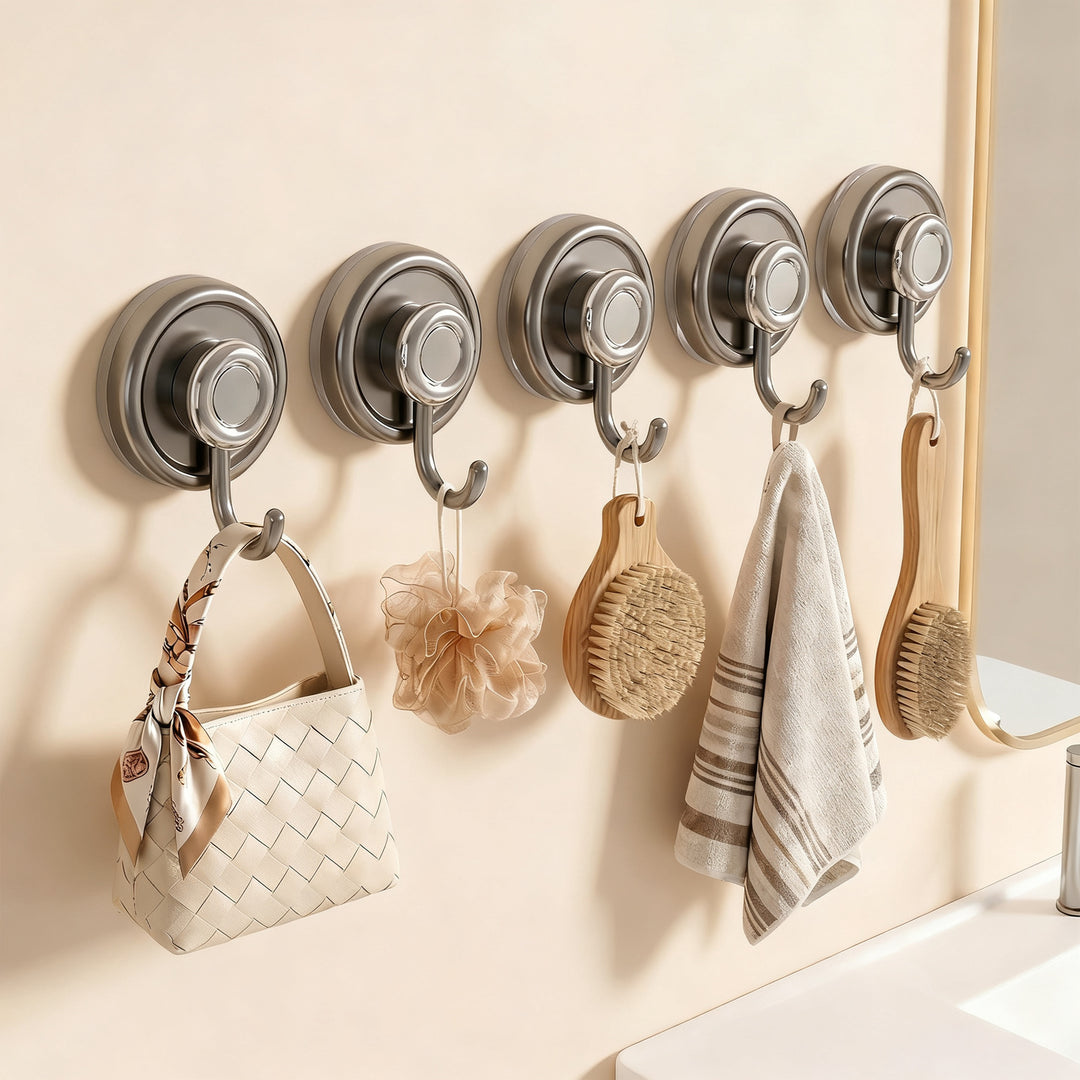 Suction cup hooks for bathroom and kitchen