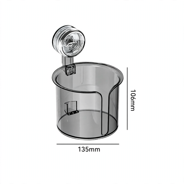 Suction Cup Paper Towel Holder, Plastic, Model YM.6937-29414