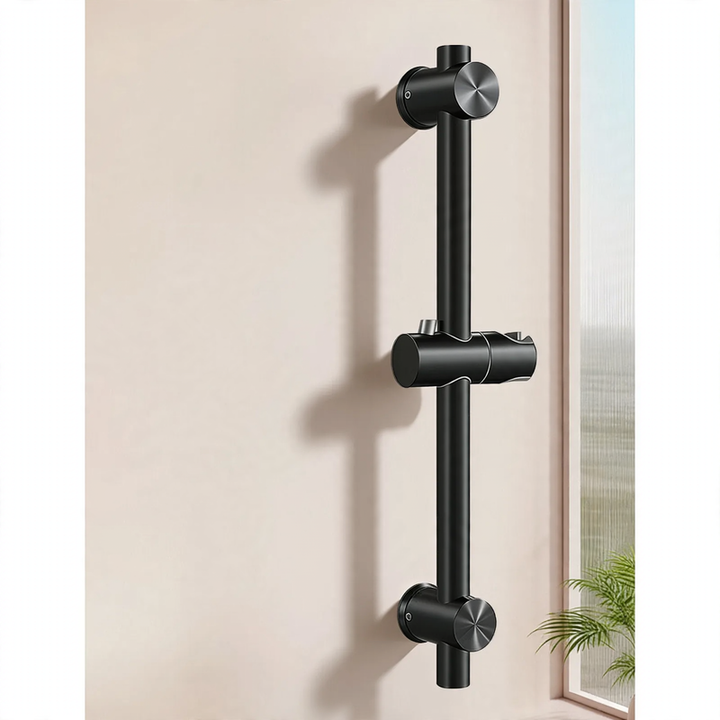 Stainless steel shower rod with height adjustment, model HX-A-818