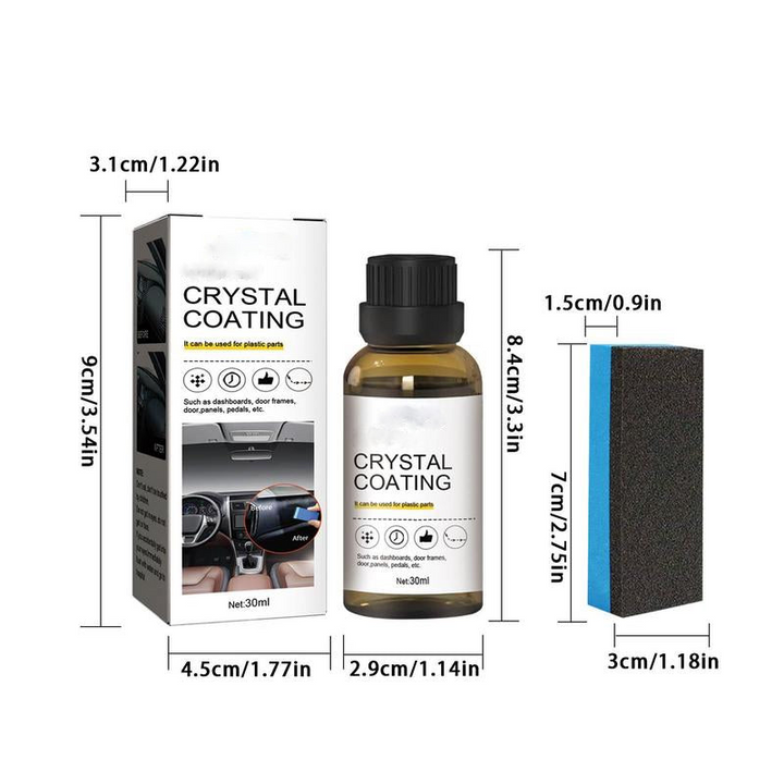 Plastic parts Crystalline coating | Restore faded parts in seconds | Stornfield