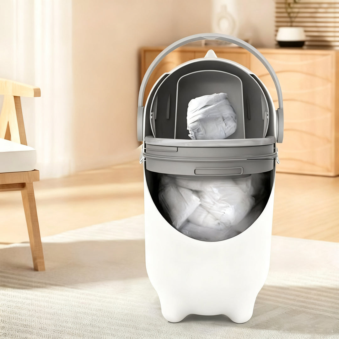 Diaper pail with lid, 12 L, odor-proof