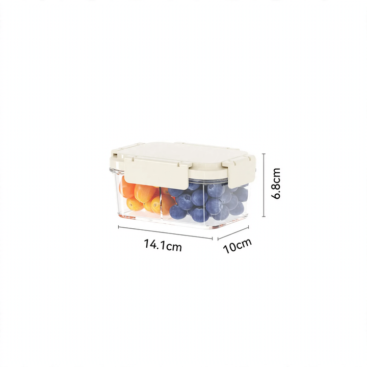 Fresh-keeping box with cooling element and drip tray