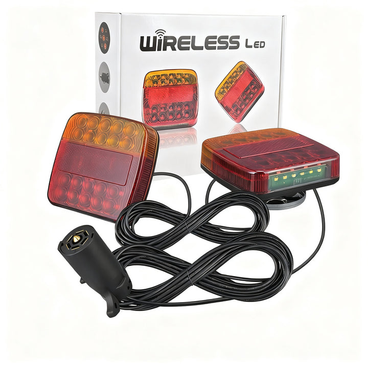 LED pendant light with brake lights