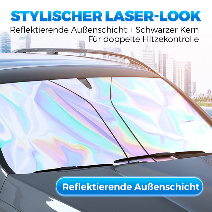 Laser-reflective windshield | Sleek design, quick setup, compact folding | Stornfield