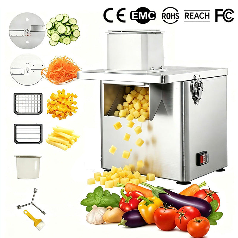 Electric vegetable cutting and slicing machine