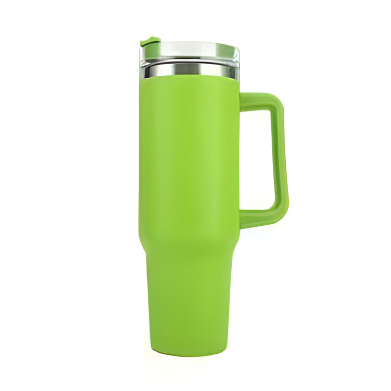 Insulated cup 40oz with straw and handle