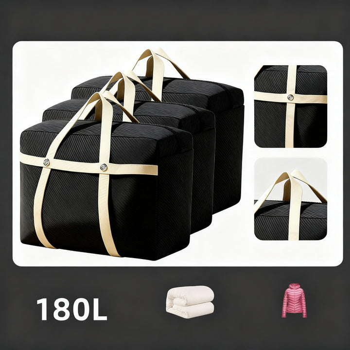 Storage bag for bedding and clothing, waterproof