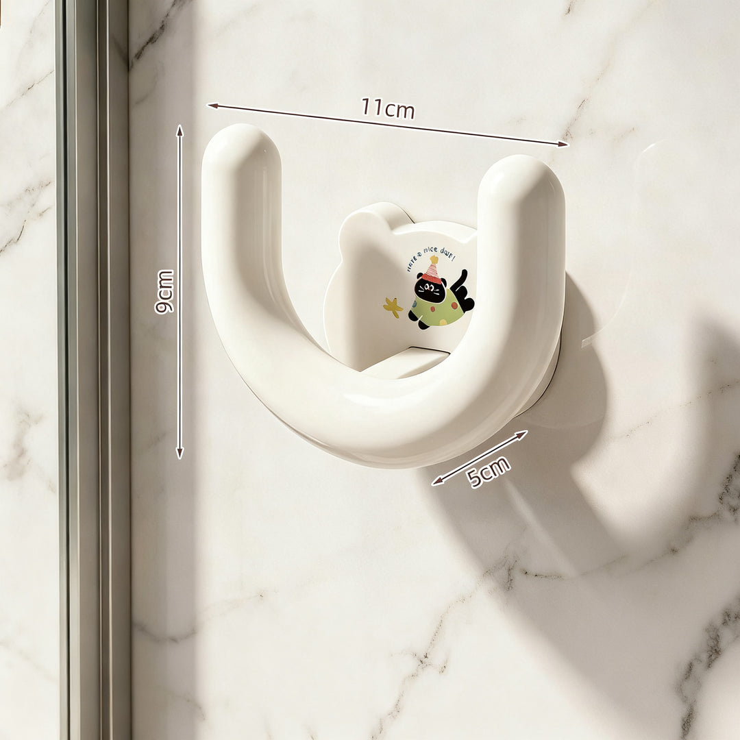 Bathroom slipper wall holder, self-adhesive