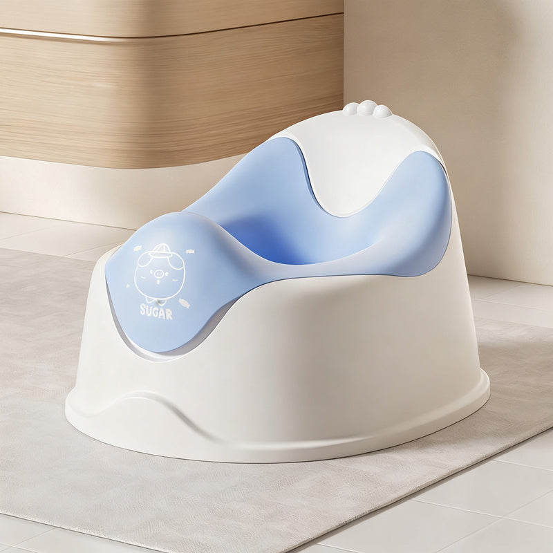 Toilet seat with backrest for children