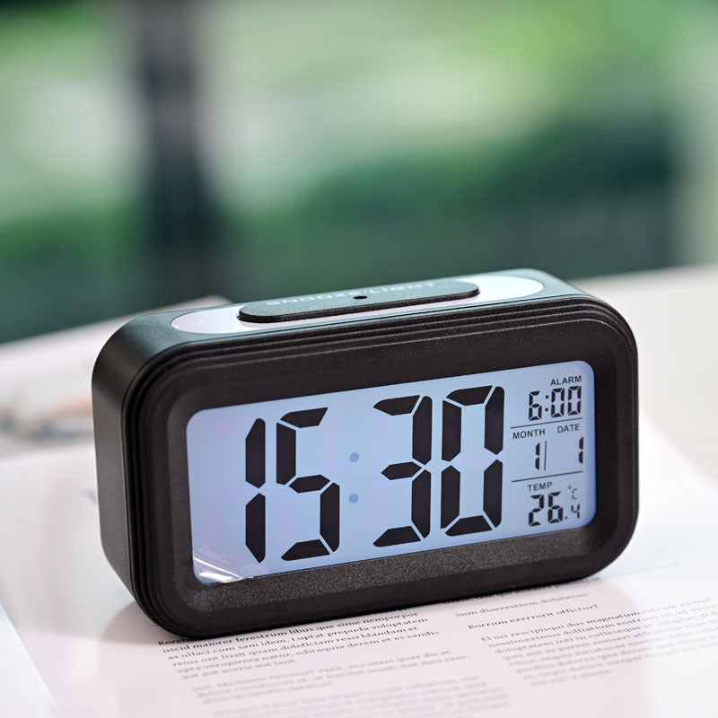 Digital Alarm Clock Light with LED Display