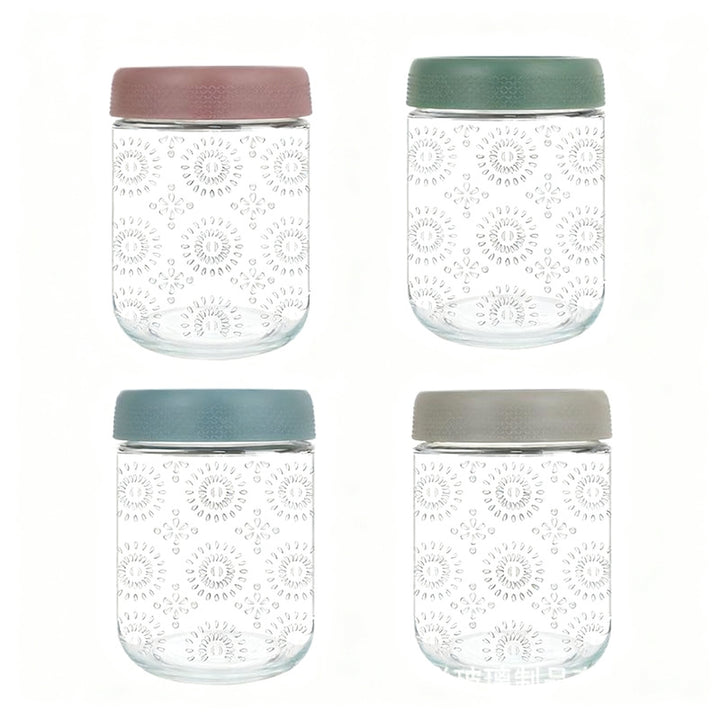 Glass jar with lid, 500 ml