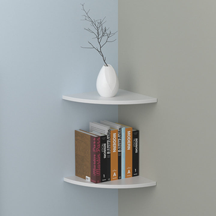 Wall shelf made of plastic, self-adhesive