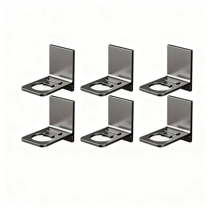 Adjustable bathroom shelf made of aluminum