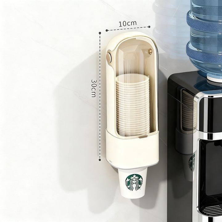 Wall mount for disposable cups