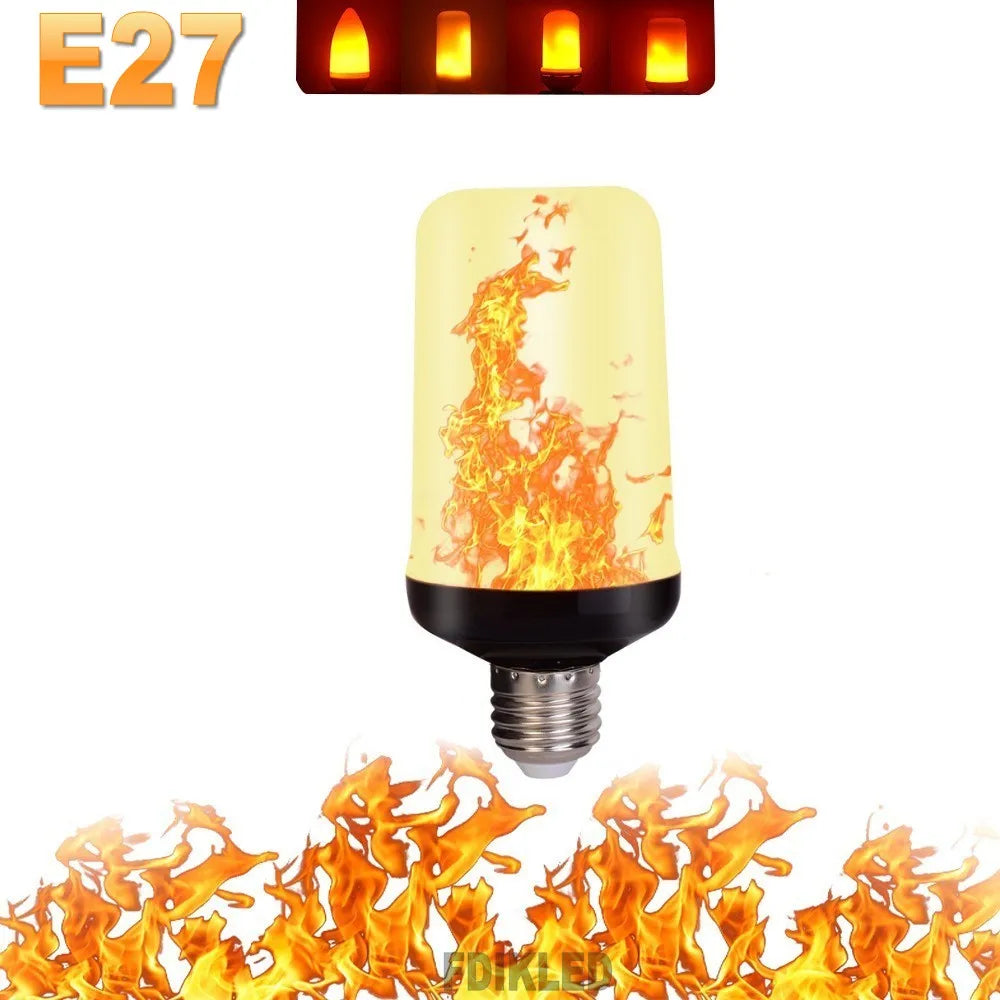 LED FLAME LIGHT PARTY LAMP - 4 MODES FIRE SIMULATION | Stornfield