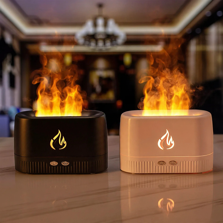 Compact Flame Aroma Diffuser with USB