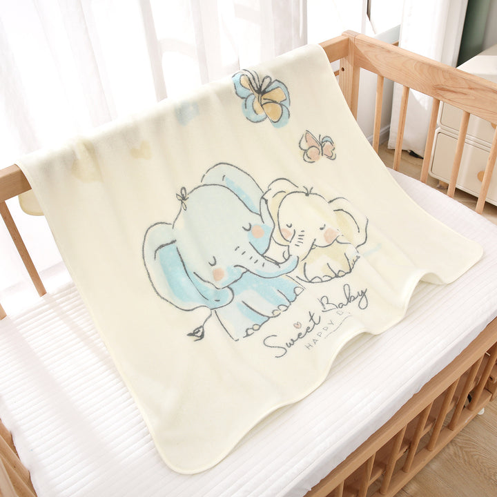 Baby blanket made of coral fleece, 80×80 cm
