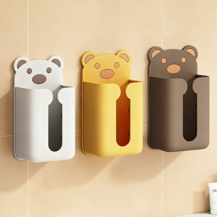 Wall-mounted paper towel holder, plastic