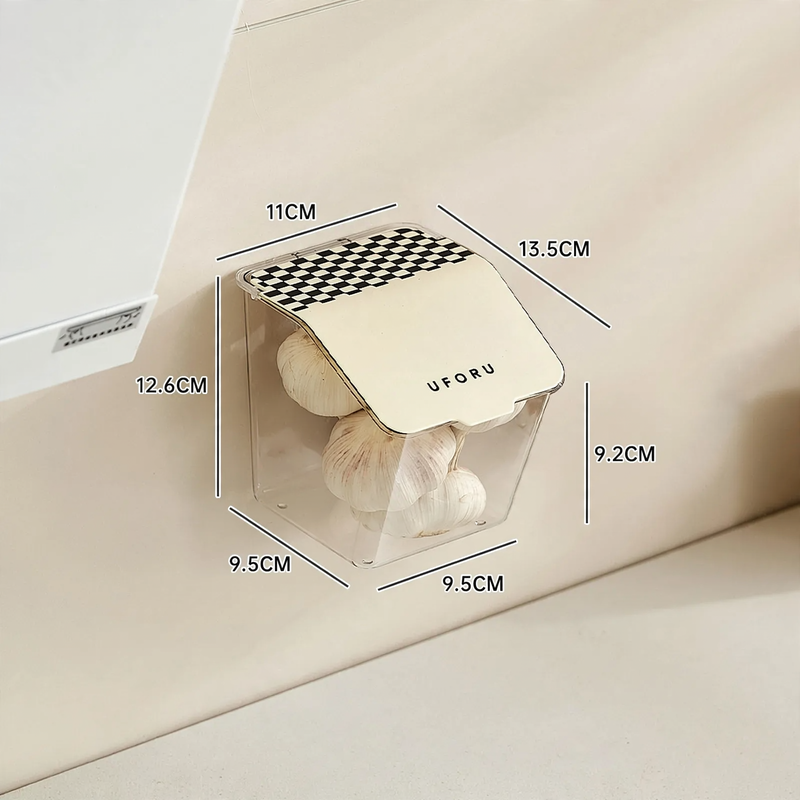 Wall-mounted storage box for vegetables, model A1170