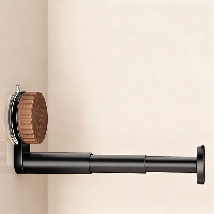Suction cup clothes drying rack, extendable