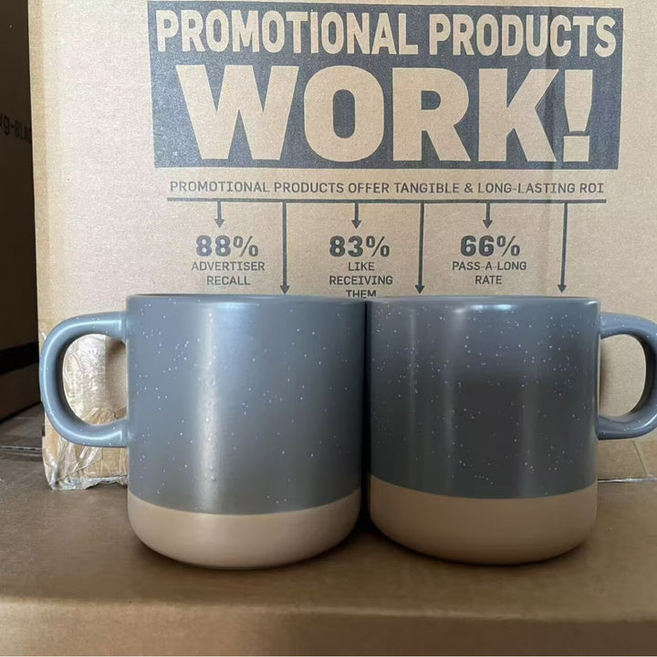 Coffee cup set, 4 pieces, 450 ml, ceramic
