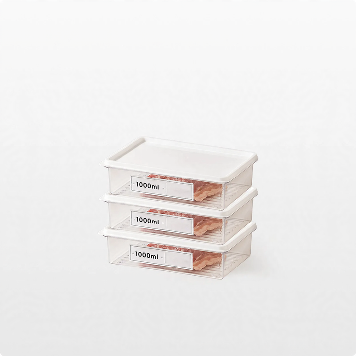 Refrigerator storage box, sealed, various sizes