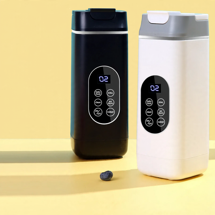 Portable juicer with 12 grinding teeth, up to 400 ml