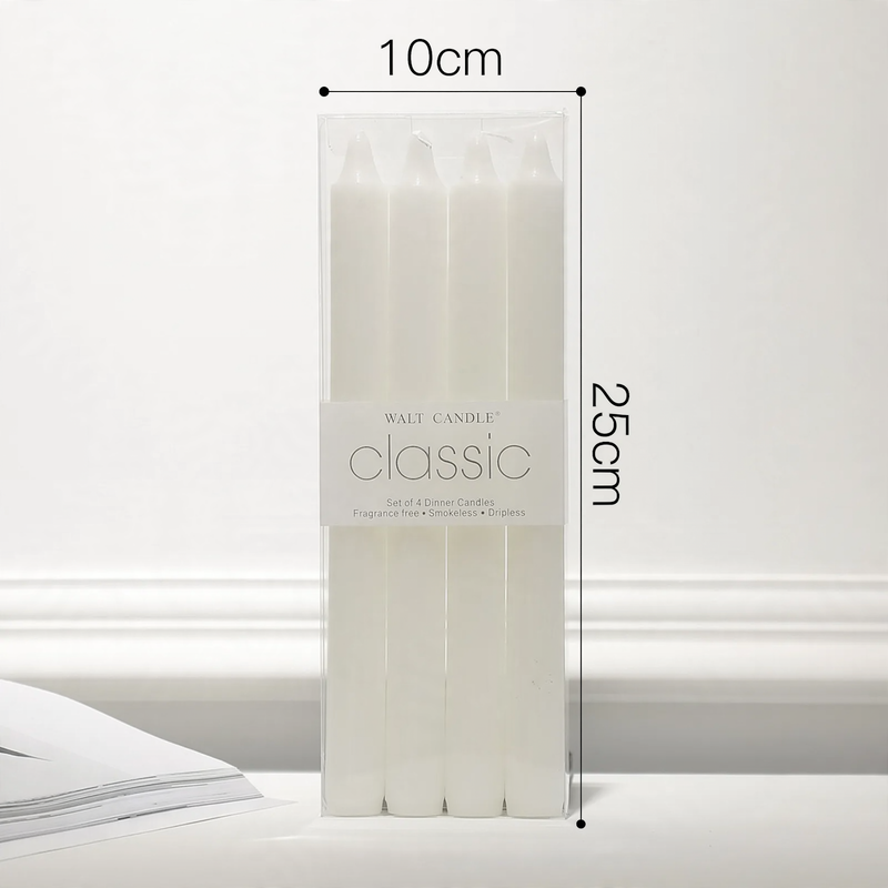 T-shaped glass candle holder, soda-lime glass