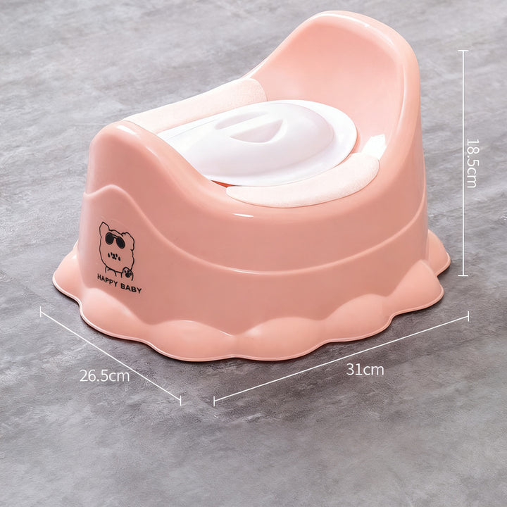 Child potty made of plastic