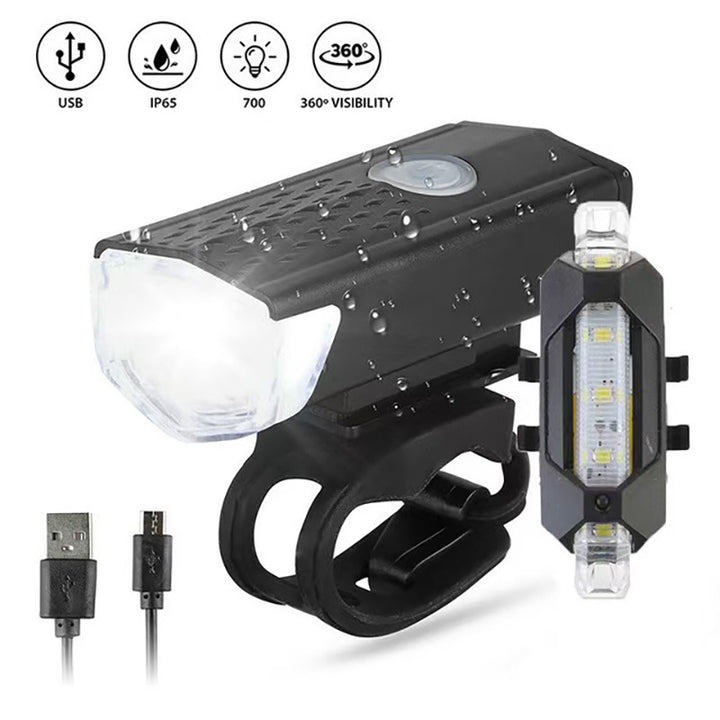 USB bike lighting front