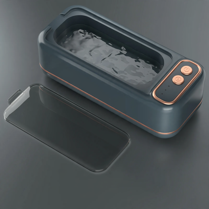 Ultrasonic cleaning device for glasses and jewelry