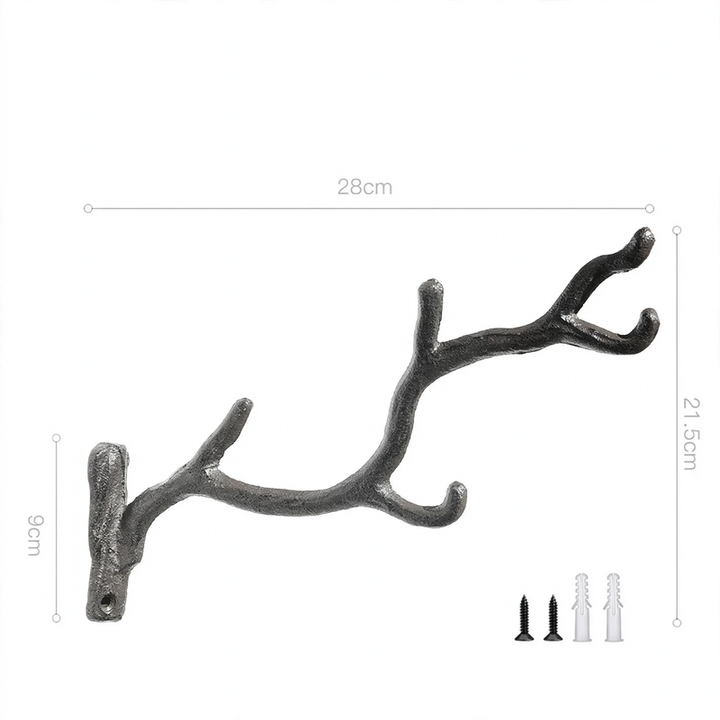 Cast iron wall hooks, American style