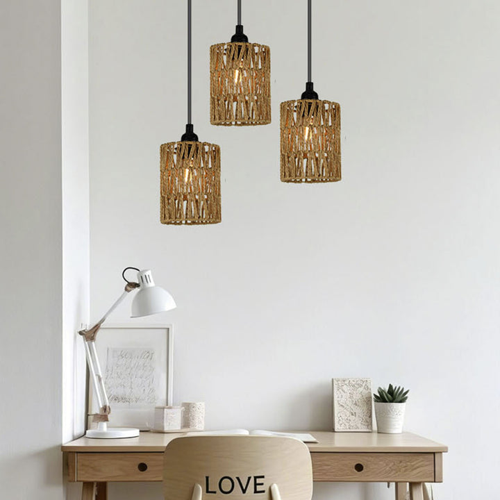 Paper lampshade, round, model XH23-425