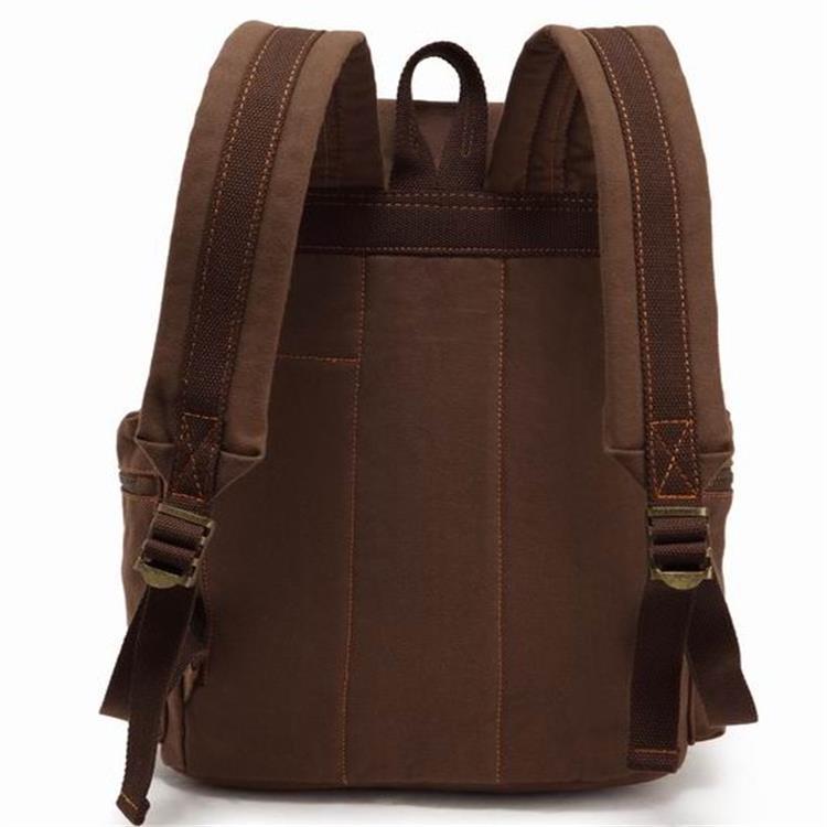 Linen backpack, 36–55 L, 15.6 inches, in vintage style