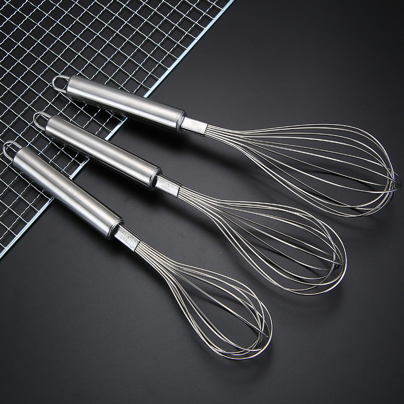 Stainless steel hand whisk