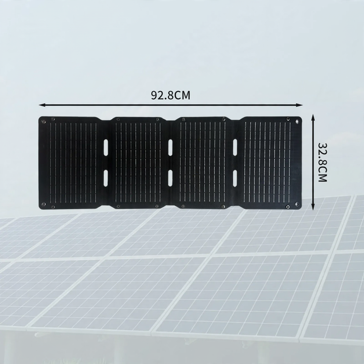 Portable solar charger, foldable