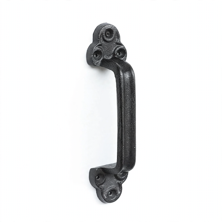 Cast iron door handle in vintage style