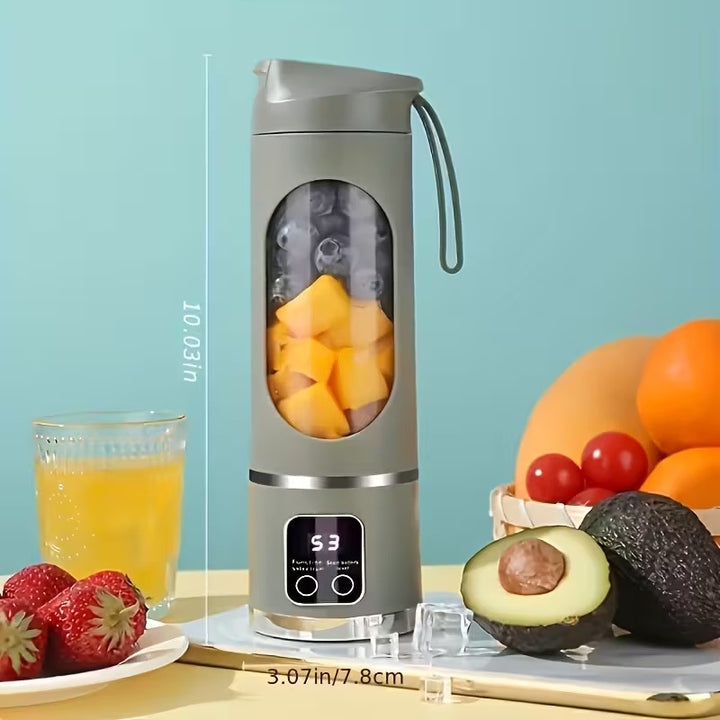 Portable juicer with grinding teeth, 401–600 ml