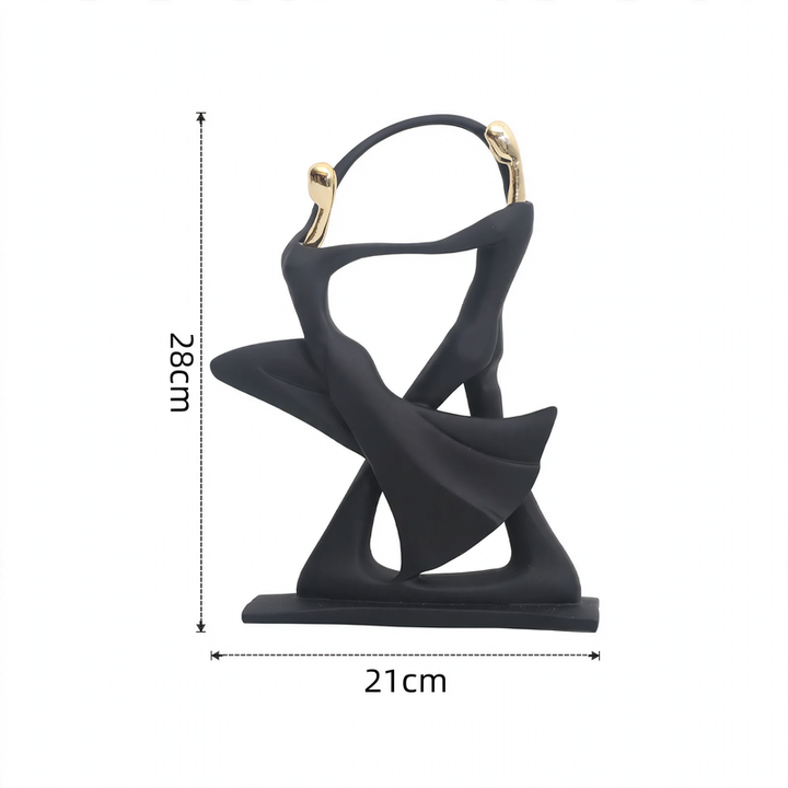 Sport figure made of resin, European style