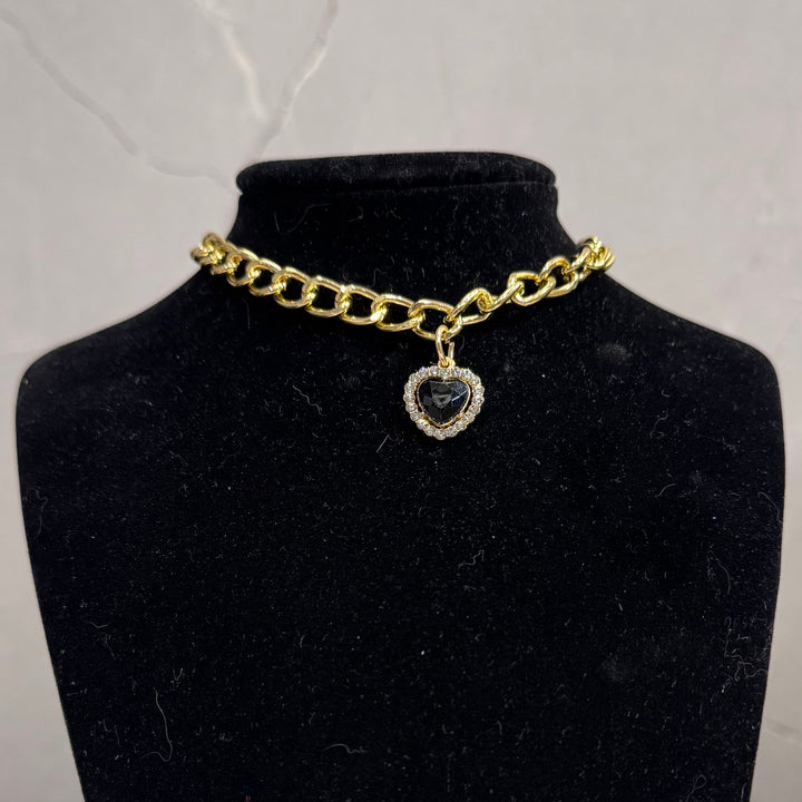 Collar with Crystals and Pearls for Cats and Dogs