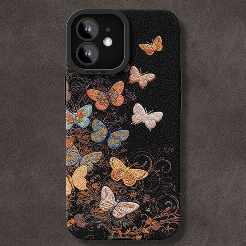 Leather smartphone case