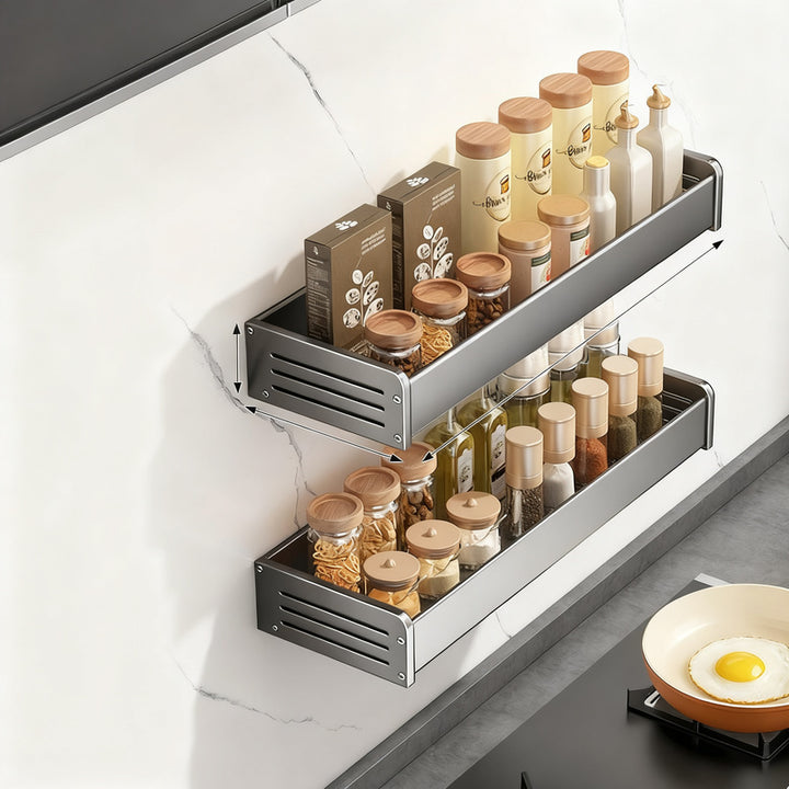 Stainless Steel Kitchen Wall Shelf