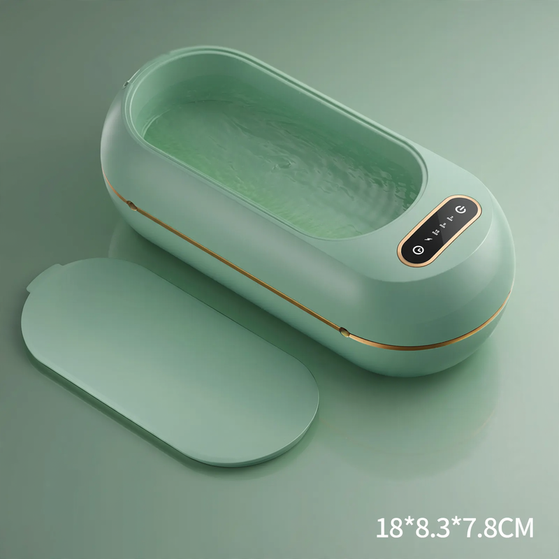 Ultrasonic cleaning device for glasses and jewelry