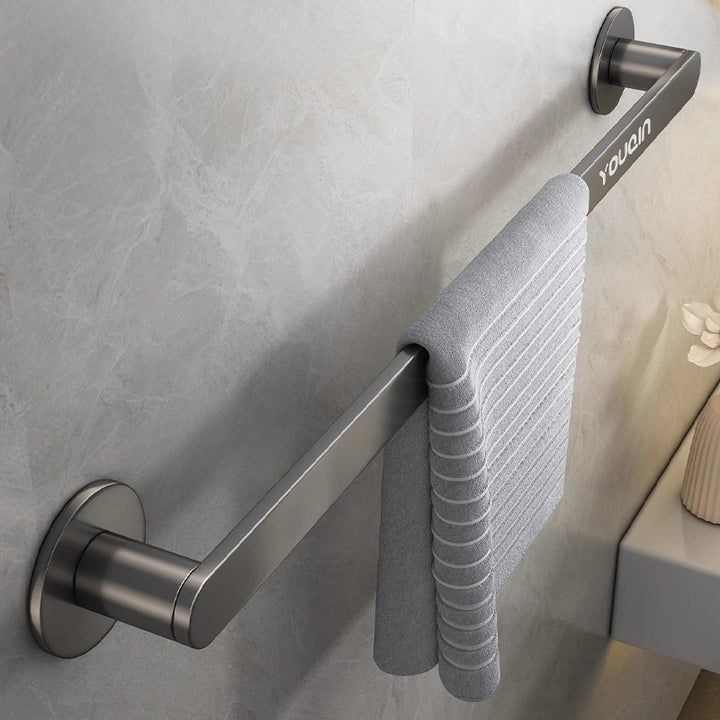 Wall-mounted towel bar without drilling