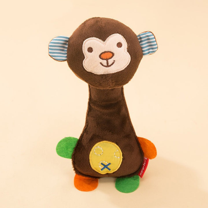 Plush toy with squeaker for dogs
