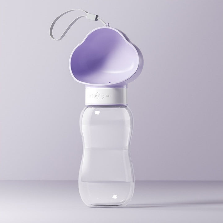 Portable drinking bottle for pets
